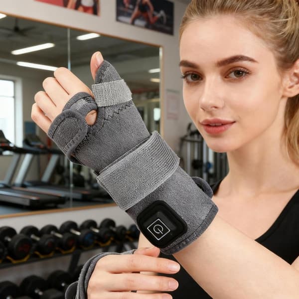 Elektriska uppvärmda handskar med 3 temperaturinställningar, automatisk avstängning och handledsskydd.