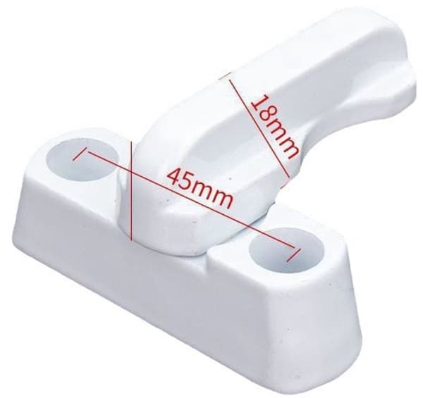 2-pack - Fönsterlås - Lämpliga för UPVC-fönster