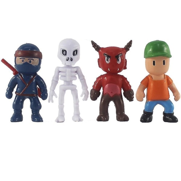 16-pack Stumble Guys Serie Mini Actionfigurer för Pojkar Flickor Barn Spel Samlarobjekt Modell Dekoration Födelsedagspresenter [HK]