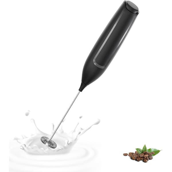 Elektrisk mjölkskummare - rostfri mixer för kaffe, latte, etc.