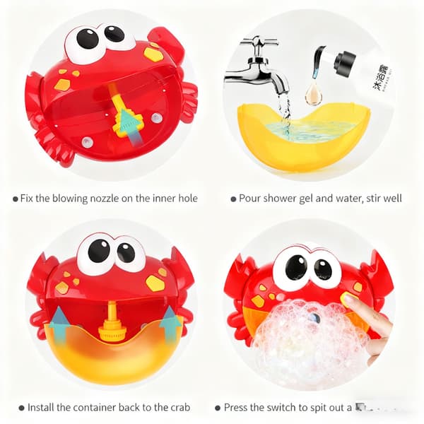 Bubble vattenleksaker, badleksaker: bubbelmaskiner