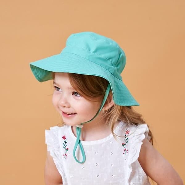 Söt grön semester solhatt – sommarhätta | Baby – Småbarn – Barn | 0-3 år |