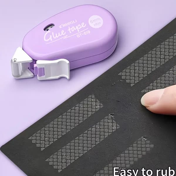 Dubbelsidig tejp - 4 rullar scrapbookingtejp för pyssel och kontorsbruk