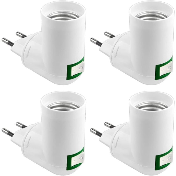 E27 sockel med trådlös strömbrytare, LED-lamphållare, AC 230V, E27 adapter för kökslampa, mini vägglampa, E27 spotlight