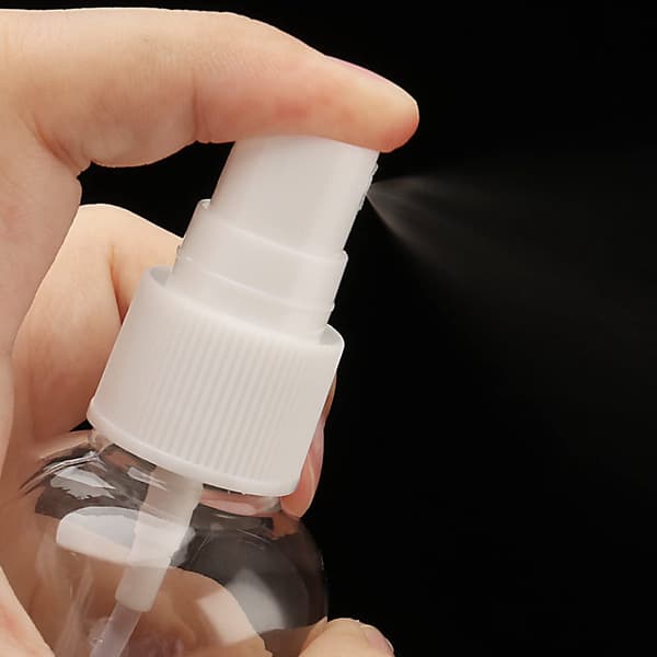 Resesprayflaska (6 delar, 100 ml vardera), avhälld eterisk oljeparfym, transparent.