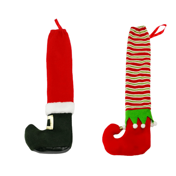 4 Julklappspåsar Jultomte Omslag Julartiklar Juldekorationer 42 x 12cm