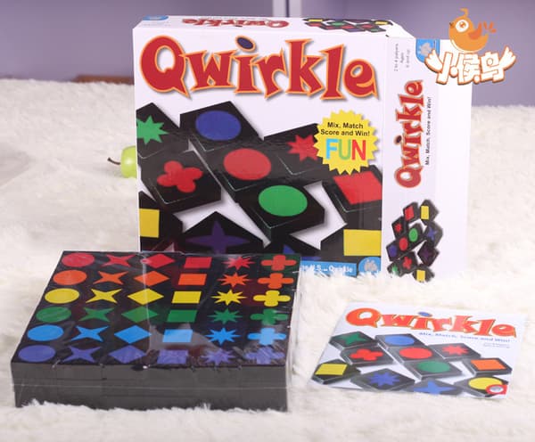 Qwirkle brädspel pedagogiskt spänne schack trä förälder-barn dubbel schackbräde barnschack.