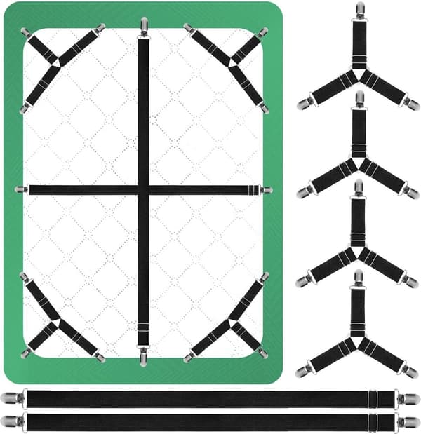 4+2 Delars Set - Svart - Lakansträckare