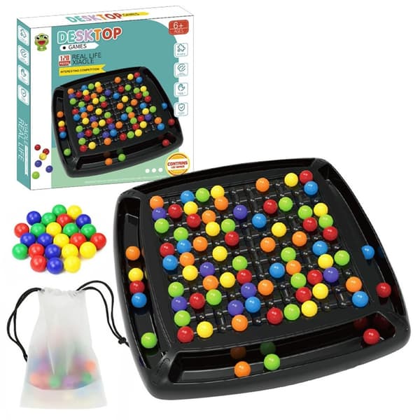 Brain Board - 120 Brädspelskulor, Pedagogiskt brädspel för barn