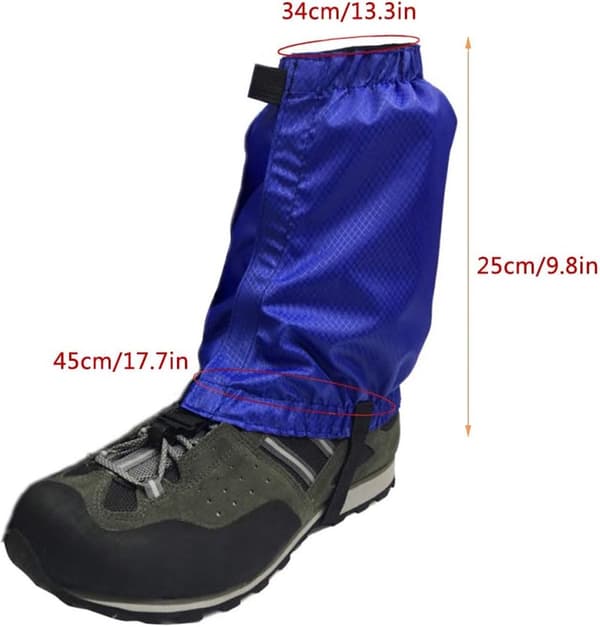 Benvärmare - lämpliga för vandring utomhus - blå - 34*25*45 cm