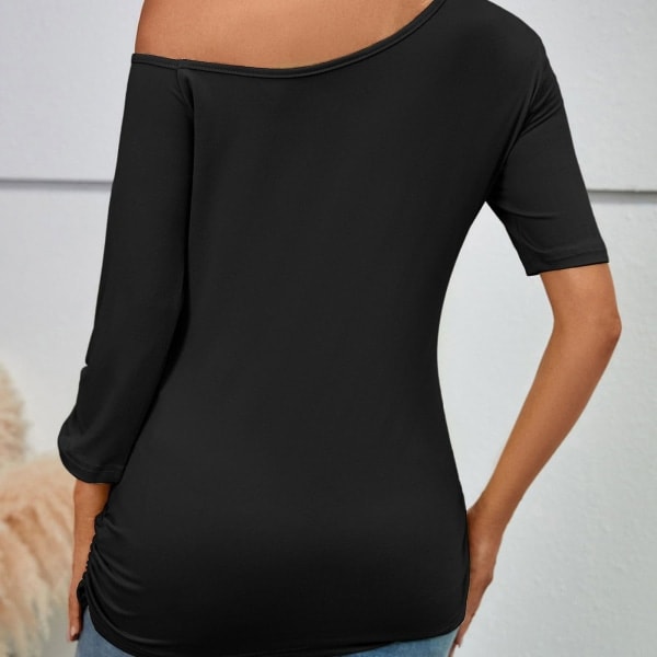 80-tals 90-tals Outfit Dam T-shirt Benvärmare Klänning Örhängen Armband Handskar Svart XXXL