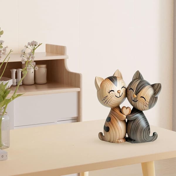 Trä 2D kattfigur, 1 stycke, heminredning för hylla.