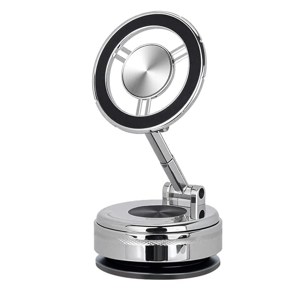 Bilfäste, magnetfäste, vakuumfäste, navigationsfäste (silver) silver