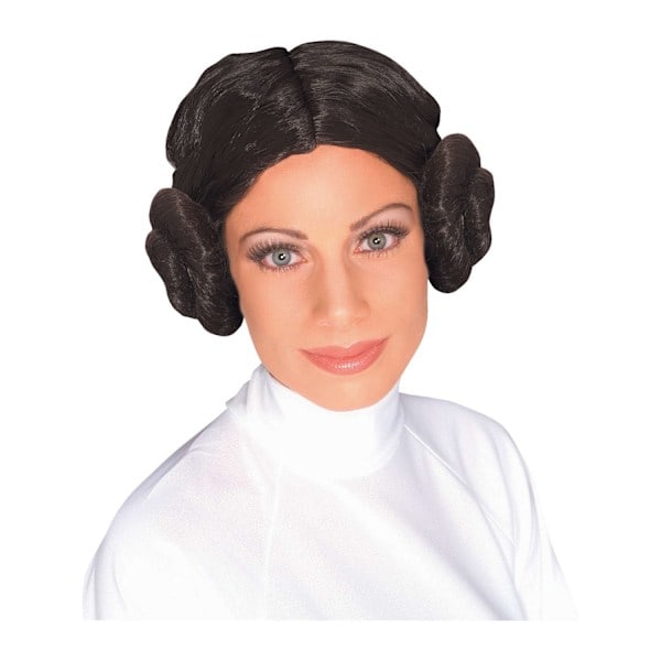 Bristol Novelty Unisex Vuxen Princess Leia Peruk One Size Brun Brun One Size