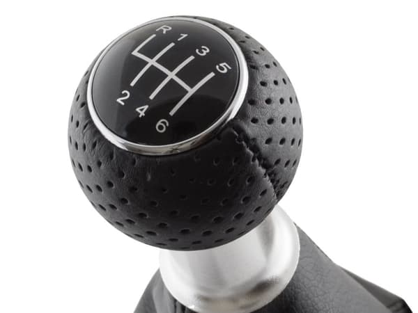 Audi A4 B6 00-04 SORT 6-GEARS GEARKNOP + SORTE MANCHETTER S-Line_MGF