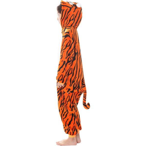 Unisex børnejumpsuits, 2023 kostume dyreonesie natkjole pyjamas hættede nattøj cosplay kigurumi nattøj jul halloween Bigtigger 140