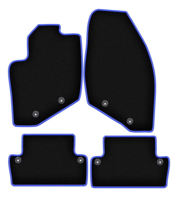 CARLUX-BLÅ bilmåtter til: Volvo S60 I liftback (2000-2009)_MGF