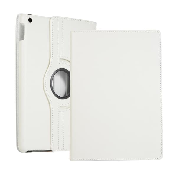 Compatible with iPad 10.2 2019/2020/2021, iPad Air 10.5 & Pro 10.5 Case 360° Rotation White_MGF White Vit