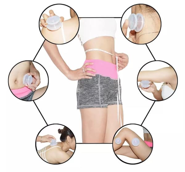 3-pak - Koppesæt - Koppemassagekopper - Cupping_MGF Transparent