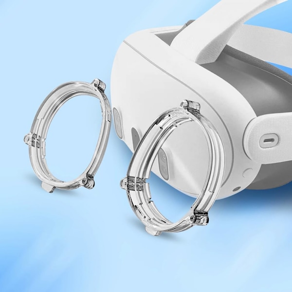 Magnetiske linsebeskyttelsesrammer og anti-blåt lys linsebeskyttende anti-ridse ring linsebeskyttelse til Meta/Oculus Quest 3 1 par rammer 1Pair frames