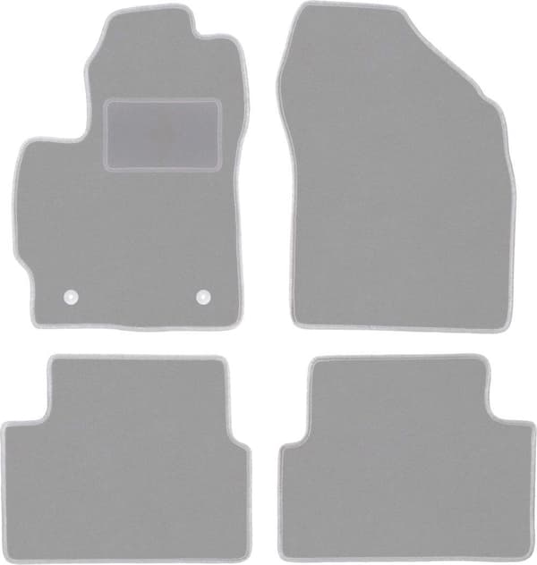 Grå bilmåtter til: Toyota Auris I hatchback (2007-2012)_MGF