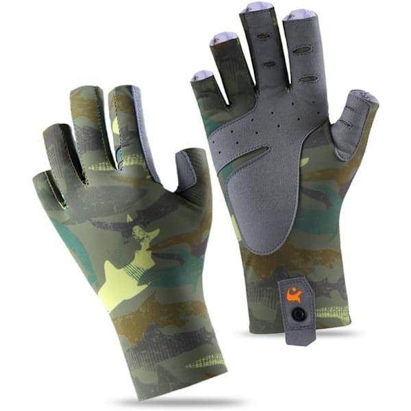 LICHENGTAI Vintersports Løpehansker, Vindtette Termiske Berøringsskjermhansker for Vandring & Sykling Green camouflage XL