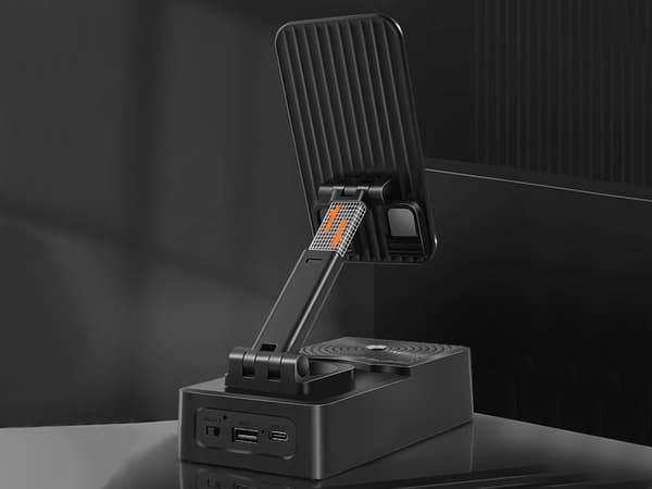 Puhelinteline + Bluetooth-kaiutin - Pöydälle tai tabletille_MGF