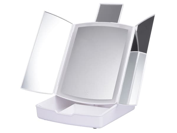 4-i-1 Makeup Spejl LED - Spejl til Makeup – Makeupbord_MGF