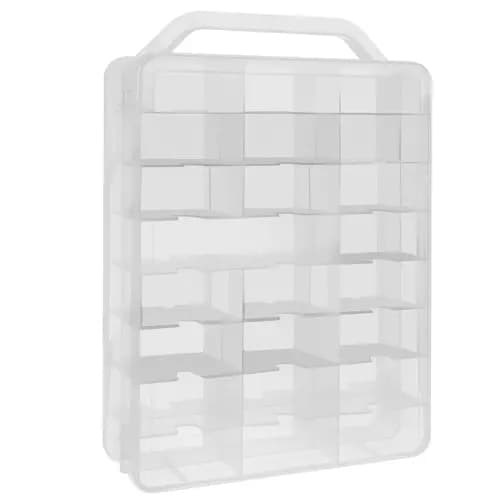 Displayfodral för modellbilar - Förvaring - 46 fack_MGF Transparent