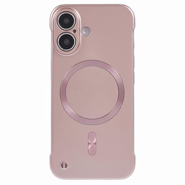 iPhone 16 Plus Deksel, Kompatibelt med MagSafe Hard PC Rammeløst Telefondeksel - Perfekt Stil E_MGF Style E