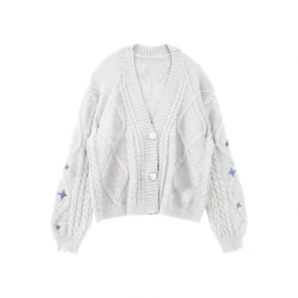 Speak Now Taylor’s Version Kofta, Stjärnbroderad Merch Oversized C Grå_MGF Grey M