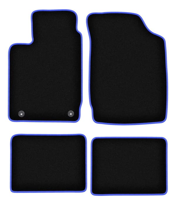 CARLUX-BLÅ bilmåtter til: Renault Clio II hatchback (1998-2005)_MGF