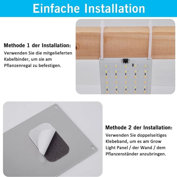 LED-valopaneelit kasveille - EU-adapteri