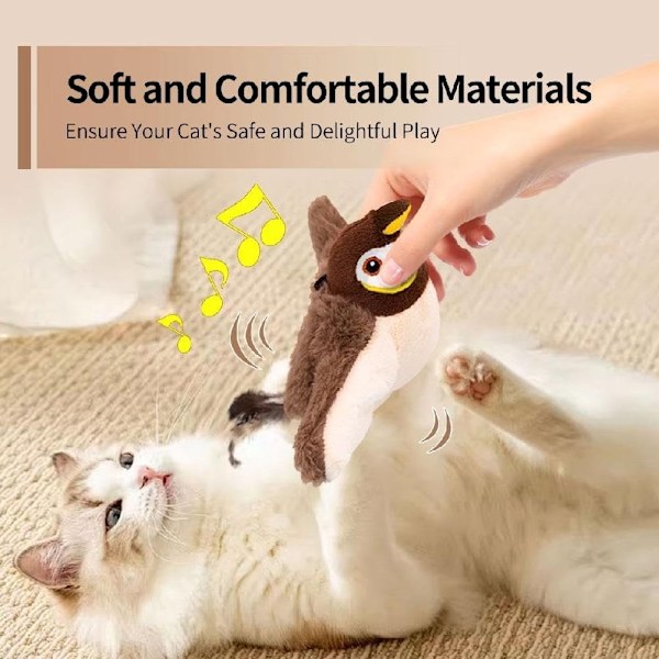 Electronic Interactive Flying Bird – Perfect Toy for Cats