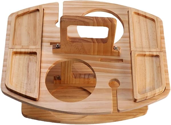 Bärbart picknickbord, trävinpicknickbord för utomhusbruk