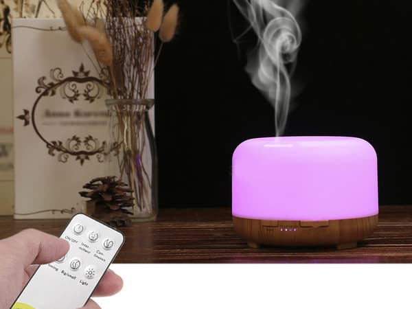 Luftfugter / Duftspreder - Aromalampe med RGB-belysning_MGF