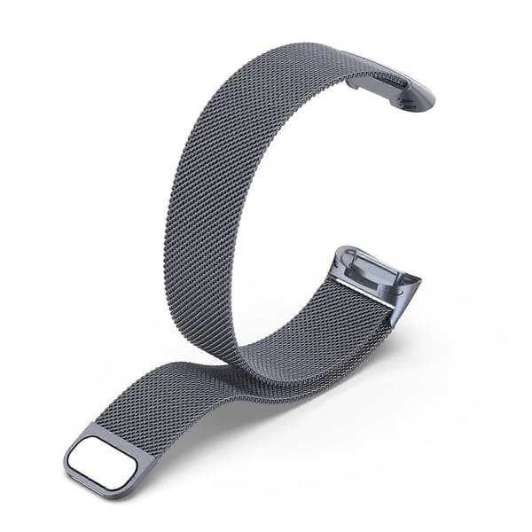 Milano Magnetisk Metalarmbånd til Fitbit Charge 5_MGF Grey