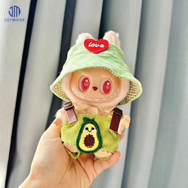 /NC/POP MART Labubu Macaron Legetøj Have a Seat Labubu Tøjsæt og Tilbehør Labubu Tøj 17cm Designere 13