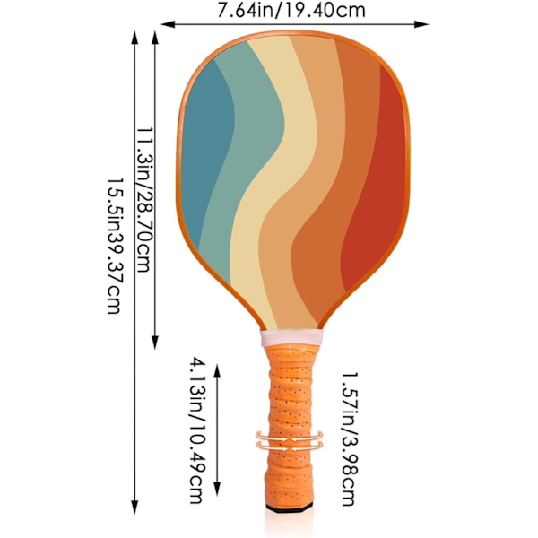 Pickleball Paddeltillbehör - Ergonomiska Träracketset