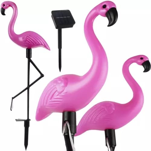 Havelampe Flamingo - Solcelle_MGF Pink