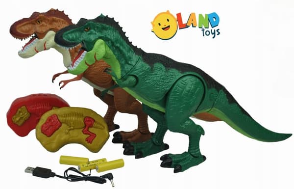 LT237 Radiostyrt dinosaur med damp og gåfunksjon_MGF