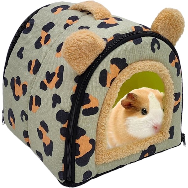 Plush Pet Bed | Winter Hamster Cave and Multifunctional Holiday Nest for Small Animals