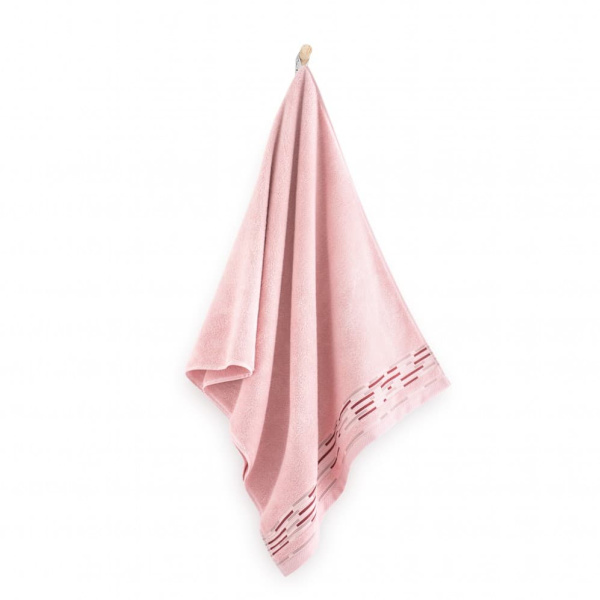 Grafik håndklæde 50x90 rosa_MGF