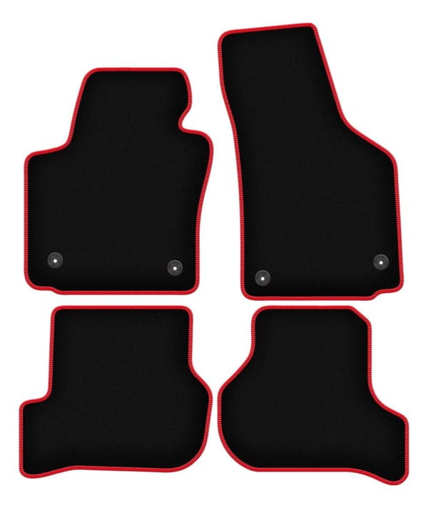 CARLUX-RED bilmåtter til: Seat Leon II hatchback (2005-2012)_MGF