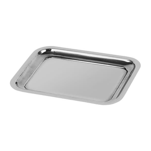 Rektangulär serveringsbricka i stål 21,5x16,5 cm_MGF