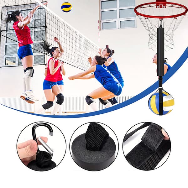 Volleyballtræningsbælte med sjippetov