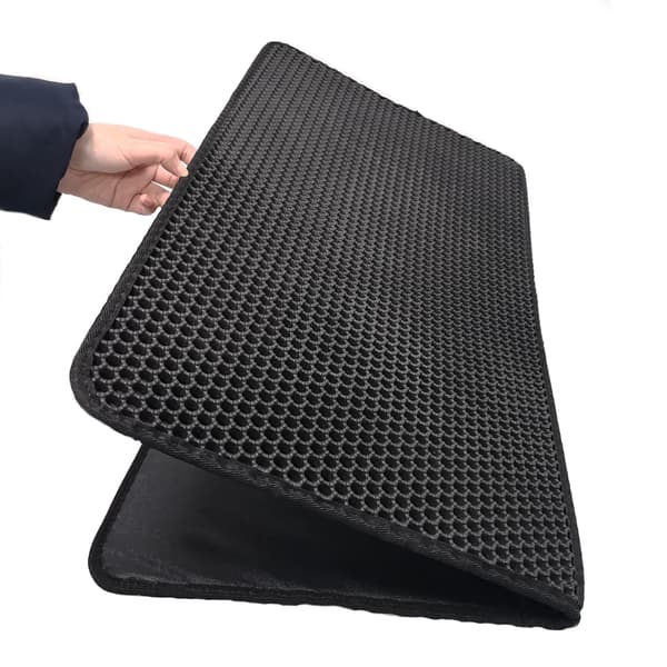 Kattesandmatte Svart Black