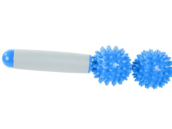 Massage Roller / Helkroppsmassage - 5 Spikbollar med handtag_MGF