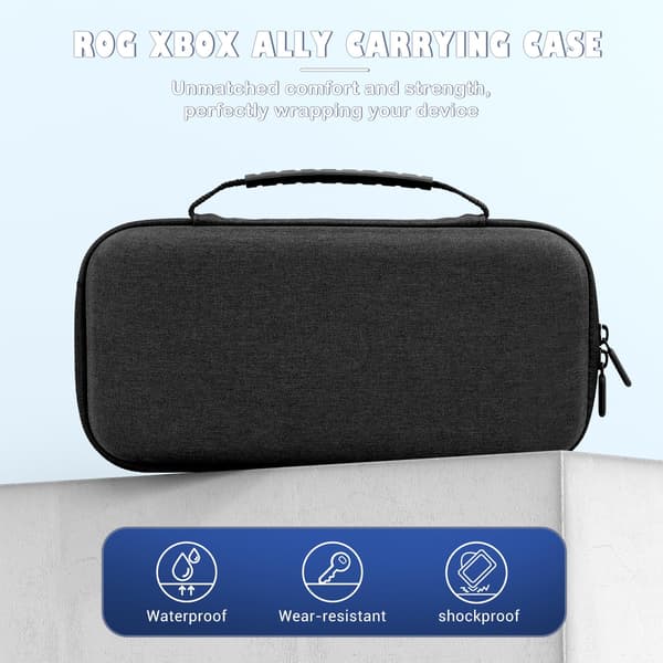 ROG Xbox Ally X Handheld Console Carrying Case - EVA Hard Shell Protective Travel Case