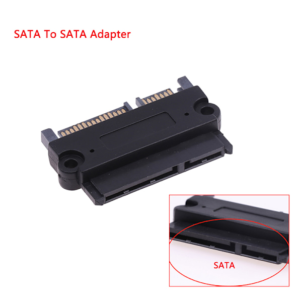 1. SFF-8482 SATA/SAS til SATA 180 graders vinkeladapter Konverter SATA